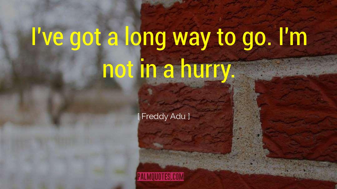 Freddy quotes by Freddy Adu