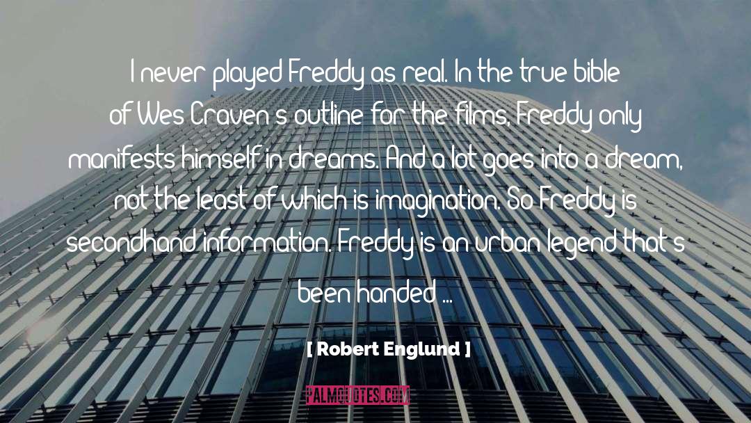 Freddy Standen quotes by Robert Englund