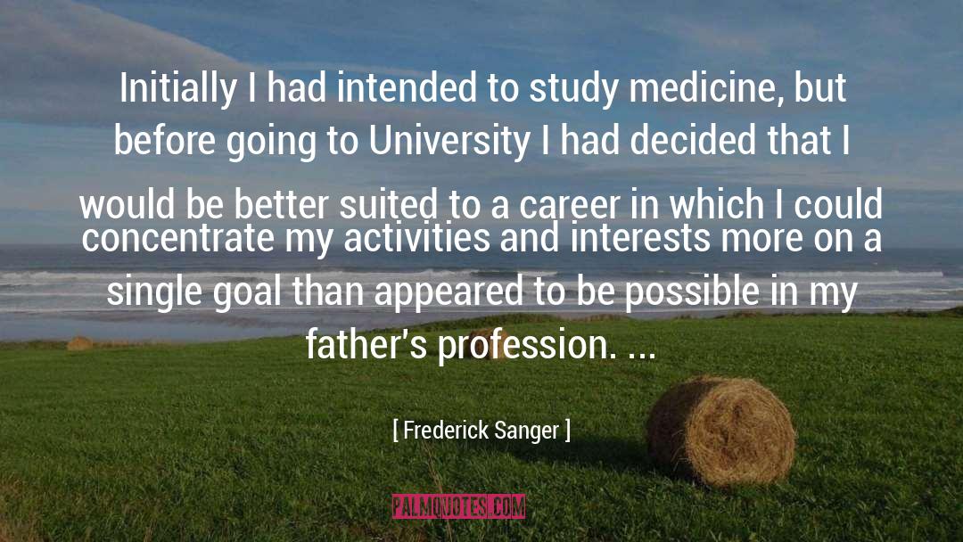 Frederick Sanger quotes by Frederick Sanger