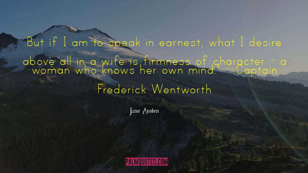 Frederick Wentworth quotes by Jane Austen