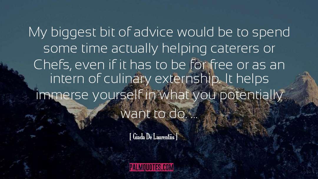 Free Advice quotes by Giada De Laurentiis