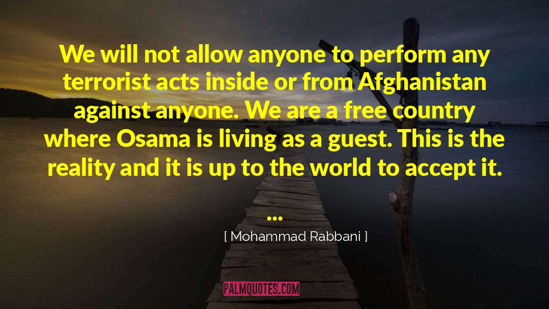 Free Country quotes by Mohammad Rabbani