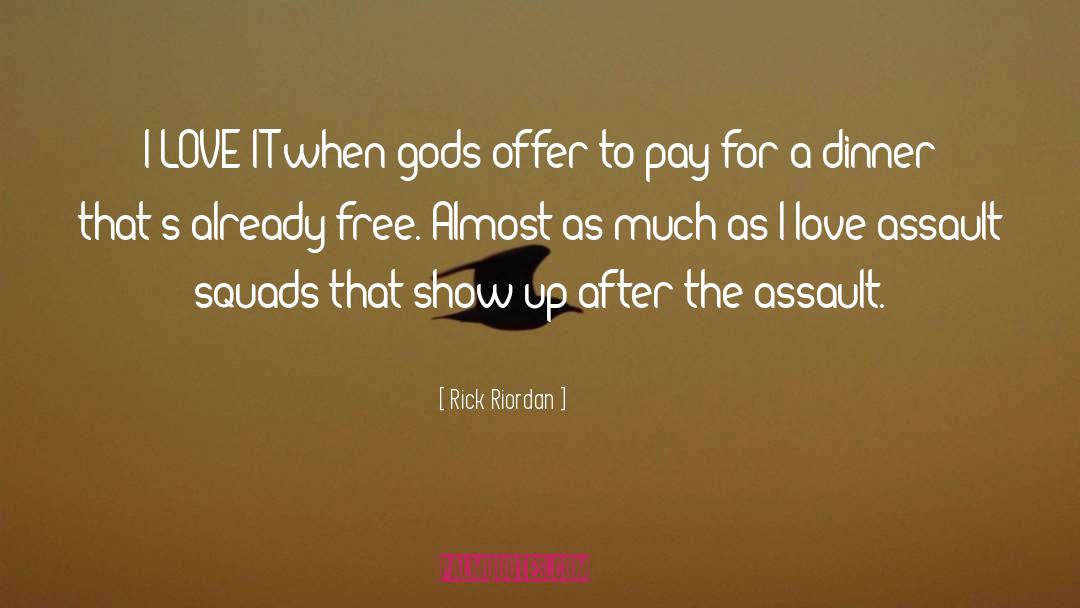 Free Diving quotes by Rick Riordan
