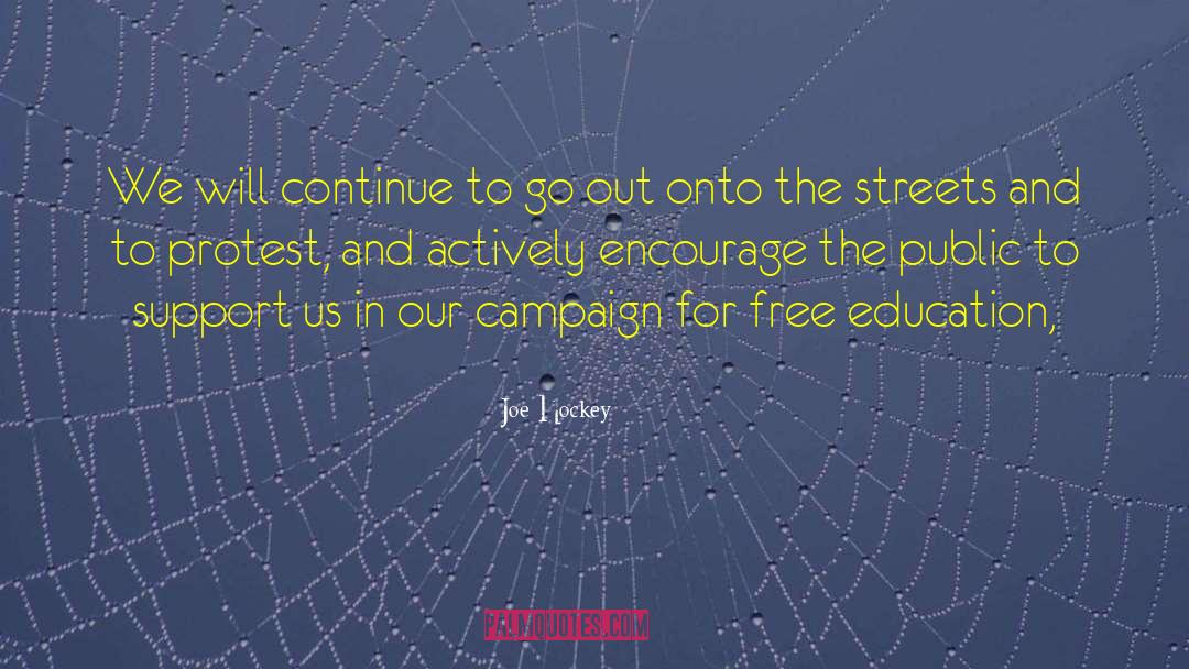 Free Education quotes by Joe Hockey