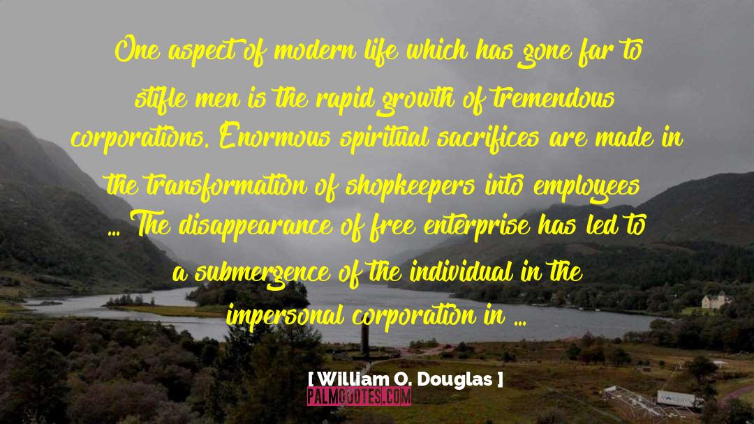 Free Enterprise quotes by William O. Douglas