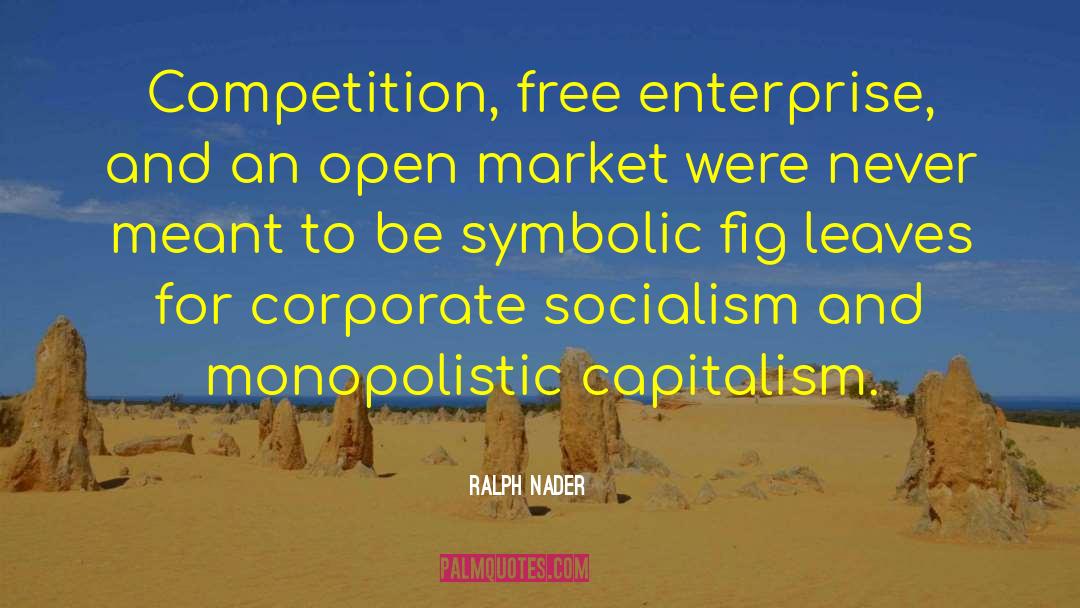 Free Enterprise quotes by Ralph Nader