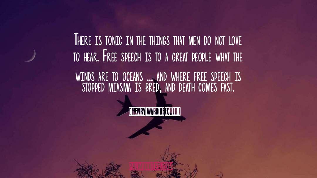 Free Expression quotes by Henry Ward Beecher