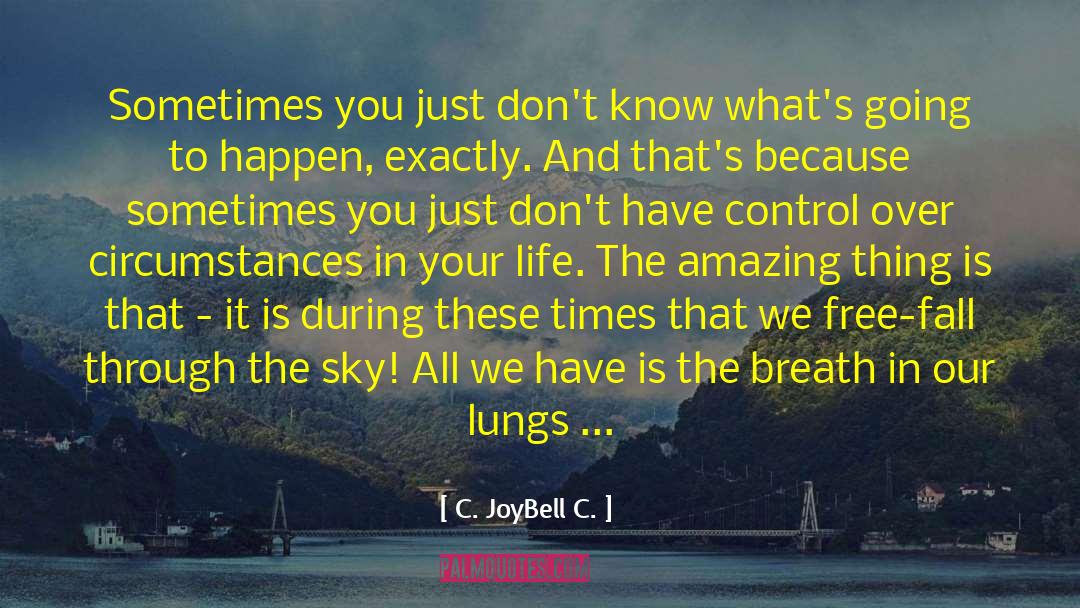 Free Fall quotes by C. JoyBell C.