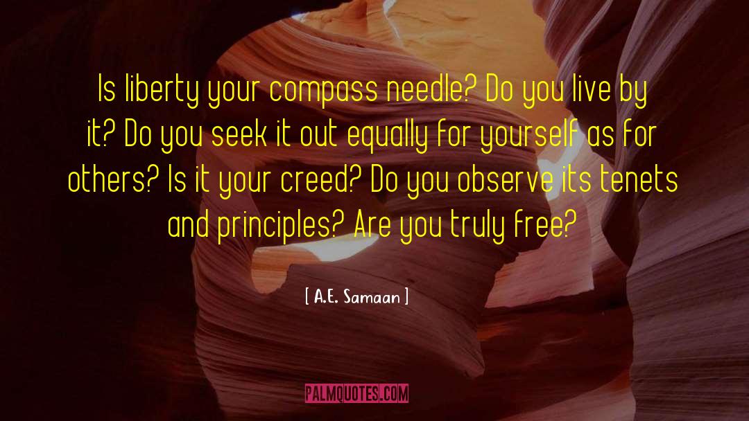 Free Freedom quotes by A.E. Samaan