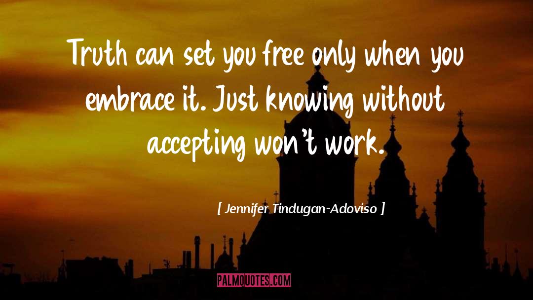 Free Freedom quotes by Jennifer Tindugan-Adoviso