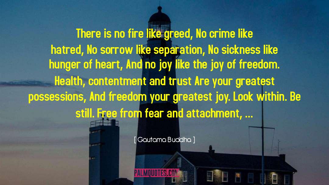 Free From Fear quotes by Gautama Buddha