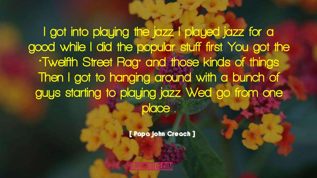 Free Jazz Improvisation quotes by Papa John Creach