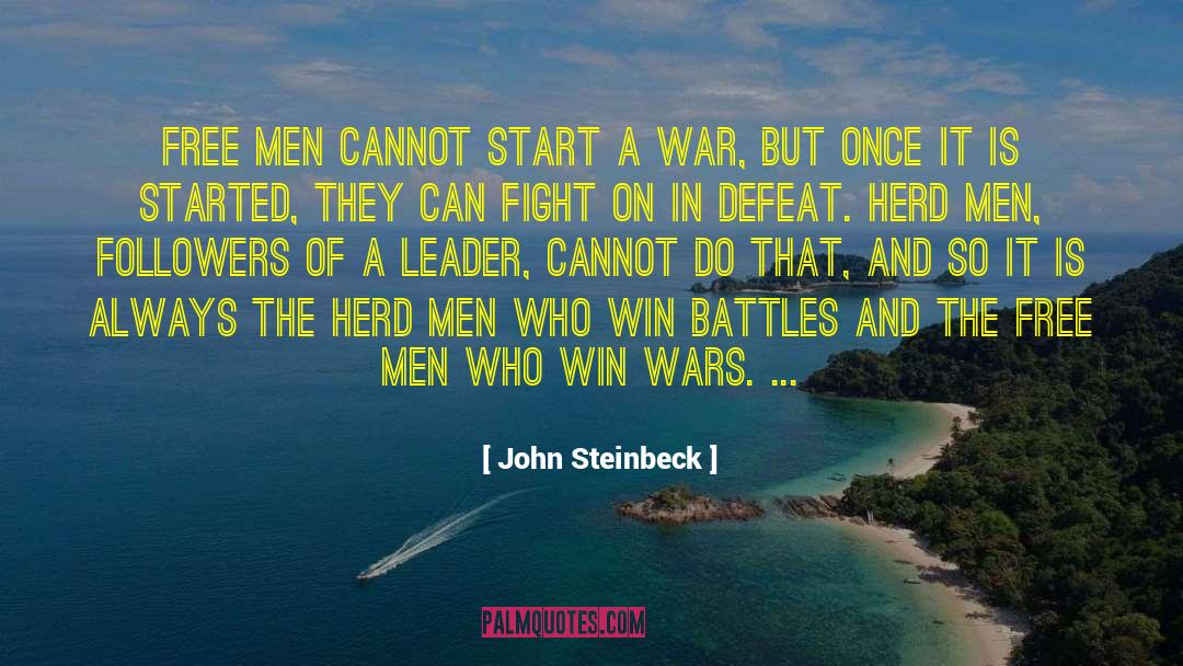Free Man quotes by John Steinbeck