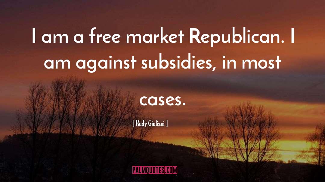 Free Market quotes by Rudy Giuliani