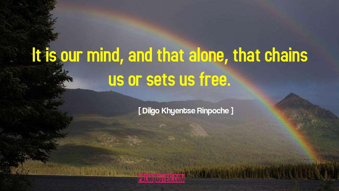 Free Mind quotes by Dilgo Khyentse Rinpoche