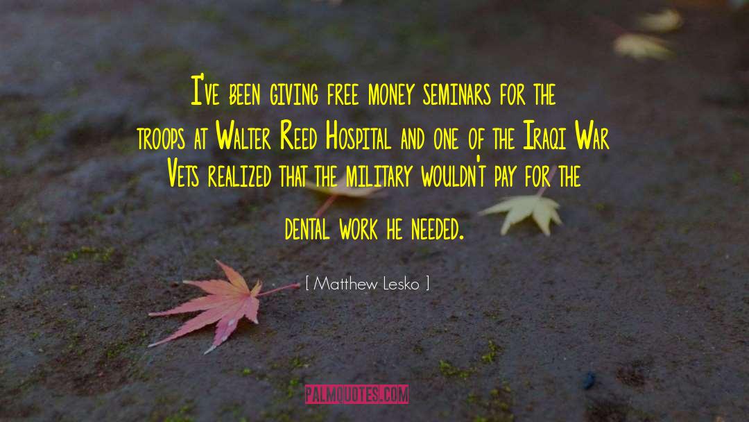 Free Money quotes by Matthew Lesko