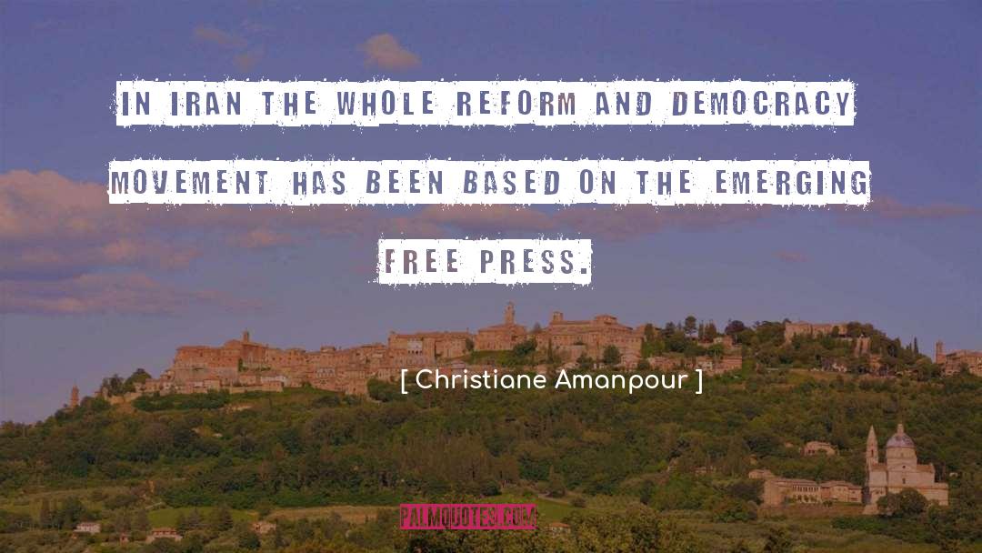 Free Movement quotes by Christiane Amanpour