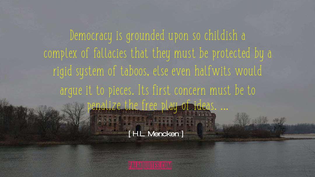 Free Play quotes by H.L. Mencken