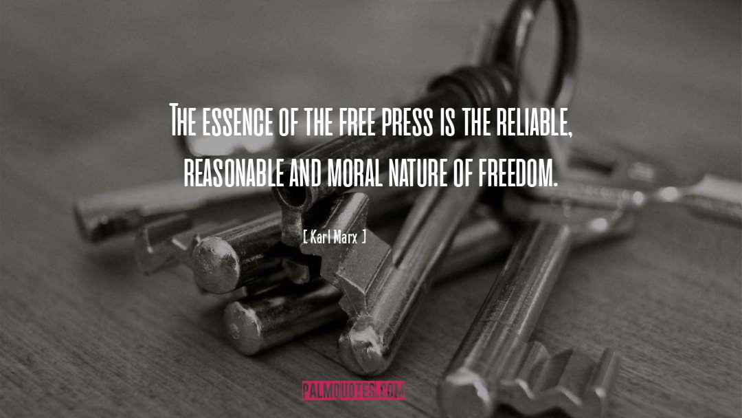 Free Press quotes by Karl Marx