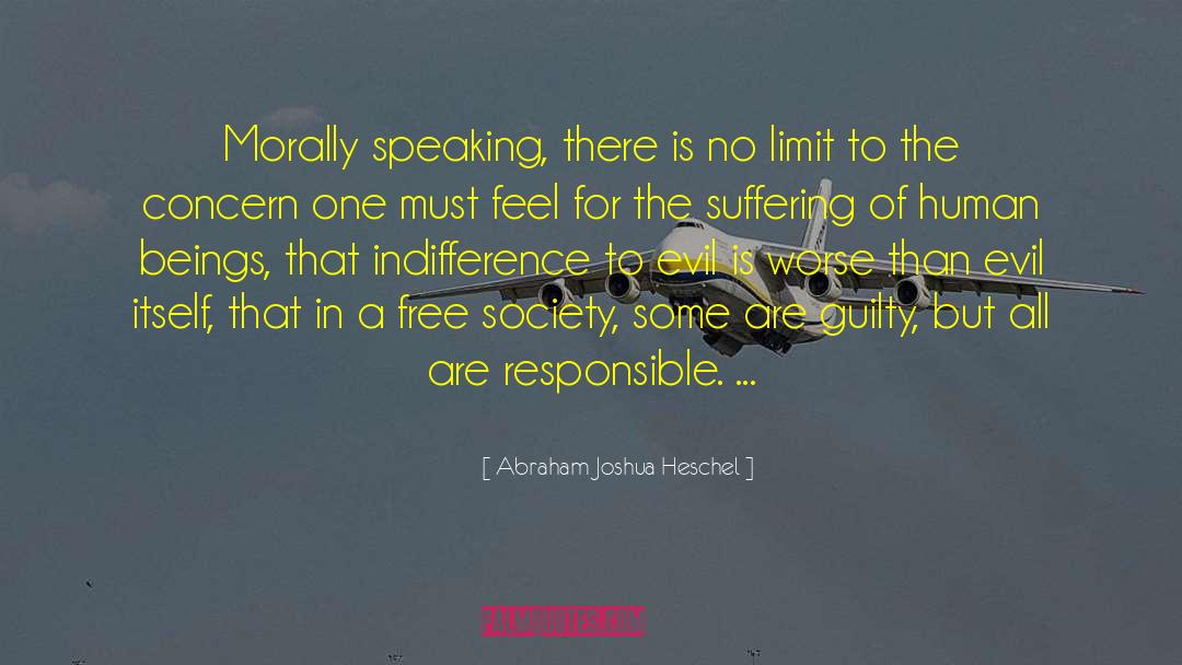 Free Society quotes by Abraham Joshua Heschel