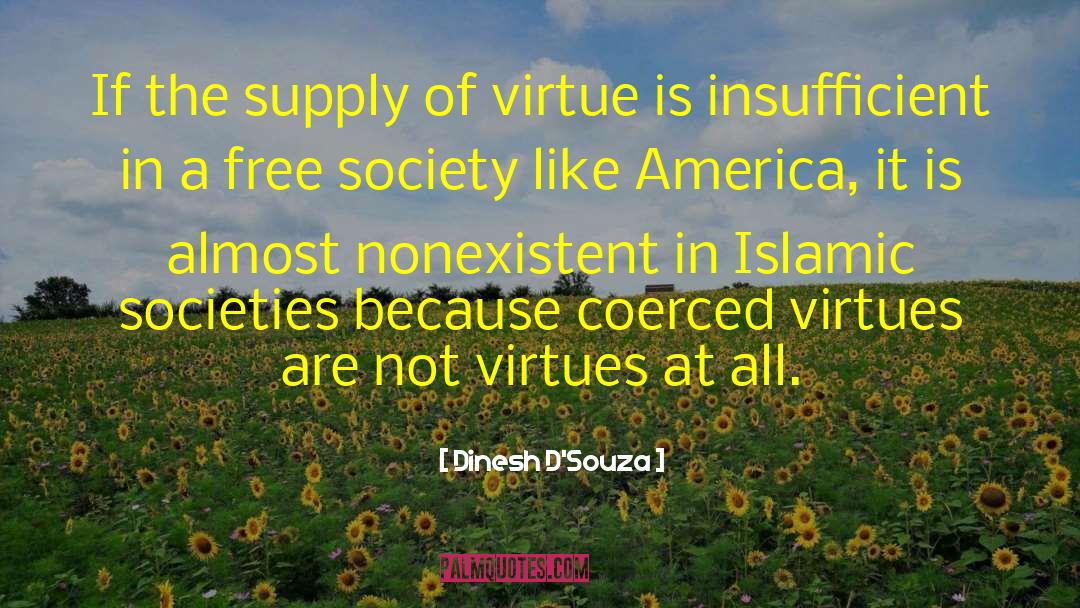 Free Society quotes by Dinesh D'Souza