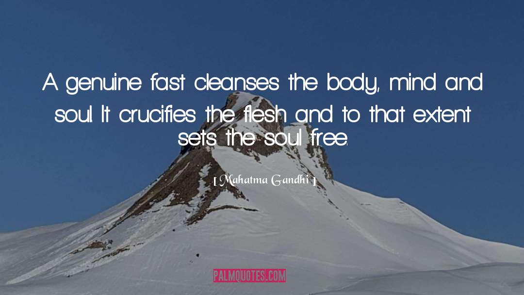 Free Soul quotes by Mahatma Gandhi