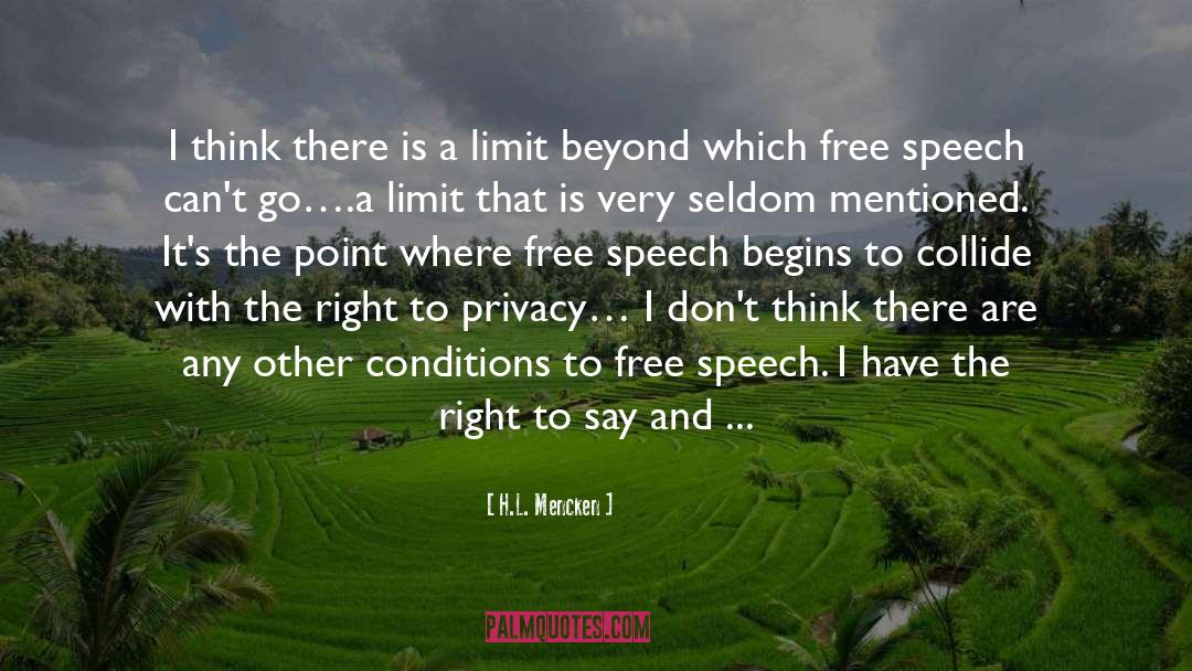 Free Speech On College Campuses quotes by H.L. Mencken
