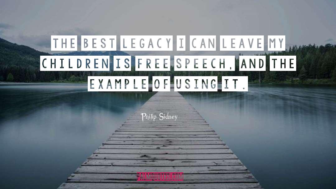 Free Speech quotes by Philip Sidney