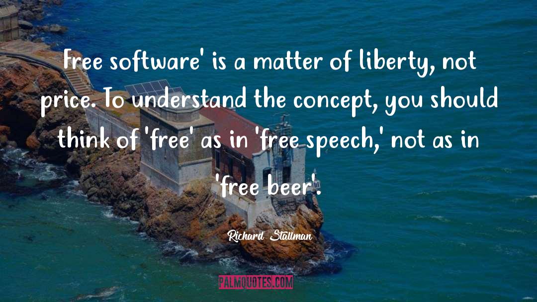 Free Speech quotes by Richard Stallman