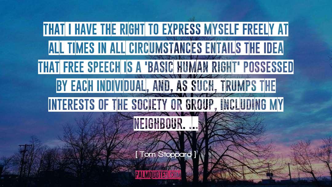 Free Speech quotes by Tom Stoppard