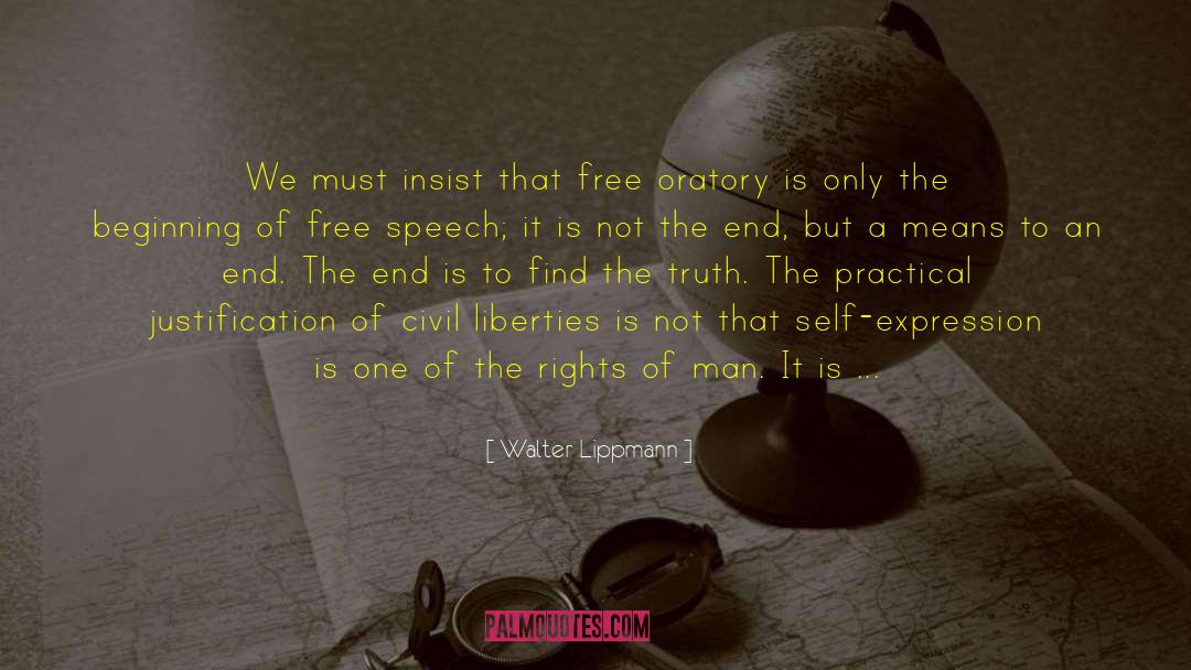 Free Speech quotes by Walter Lippmann