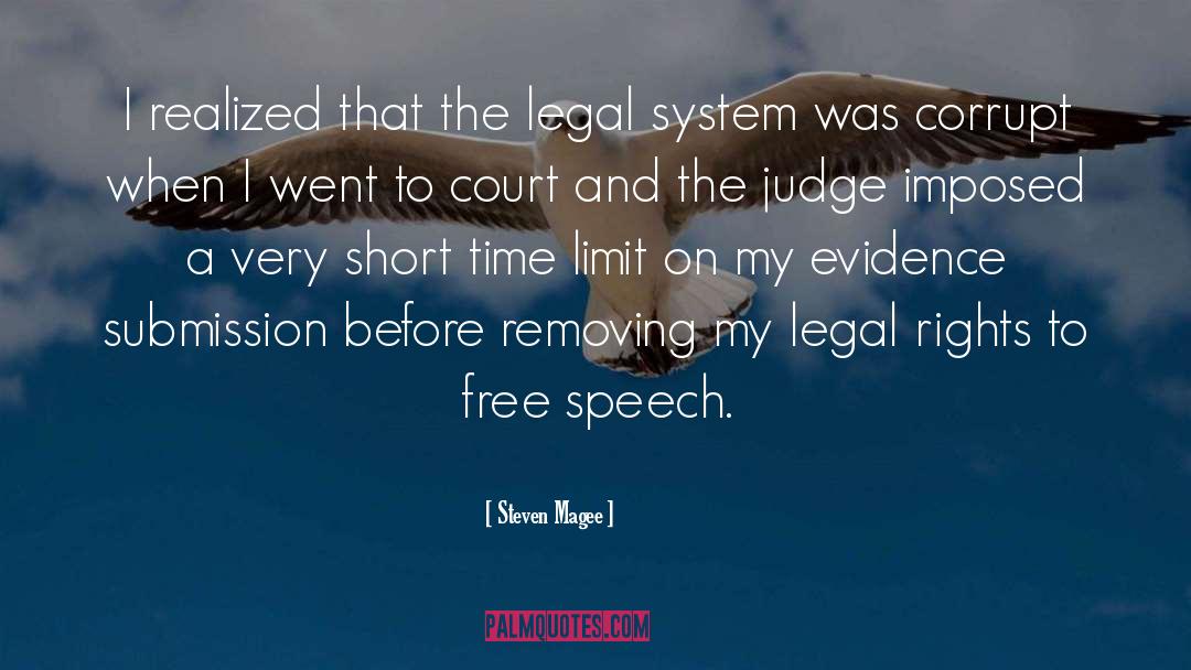 Free Speech quotes by Steven Magee
