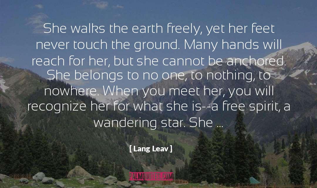 Free Spirit quotes by Lang Leav