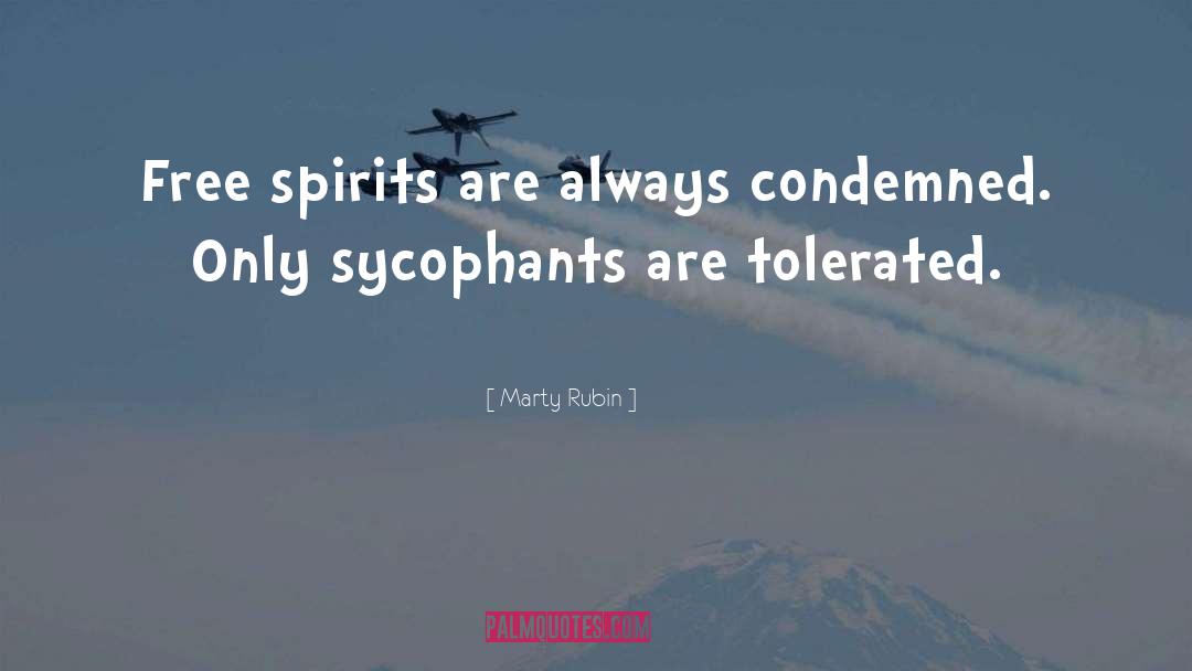 Free Spirits quotes by Marty Rubin