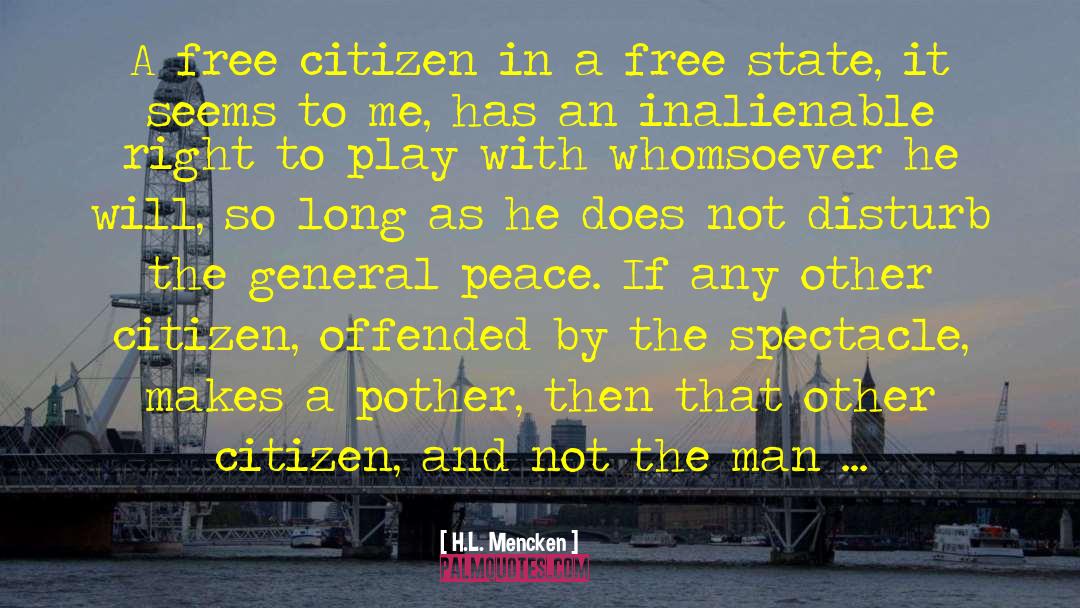 Free State quotes by H.L. Mencken