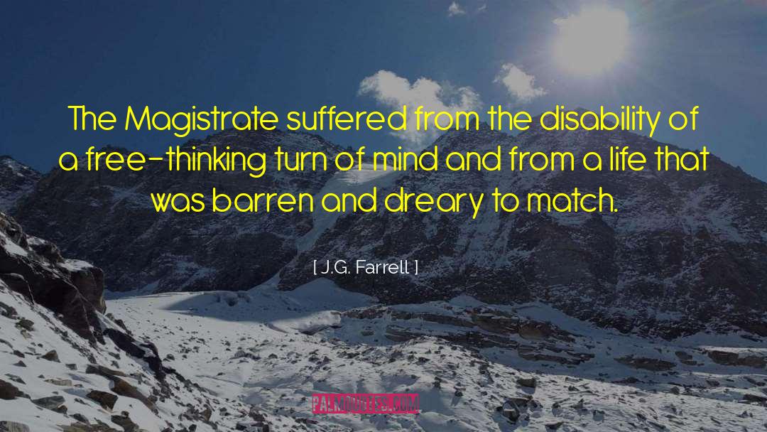 Free Thinking quotes by J.G. Farrell