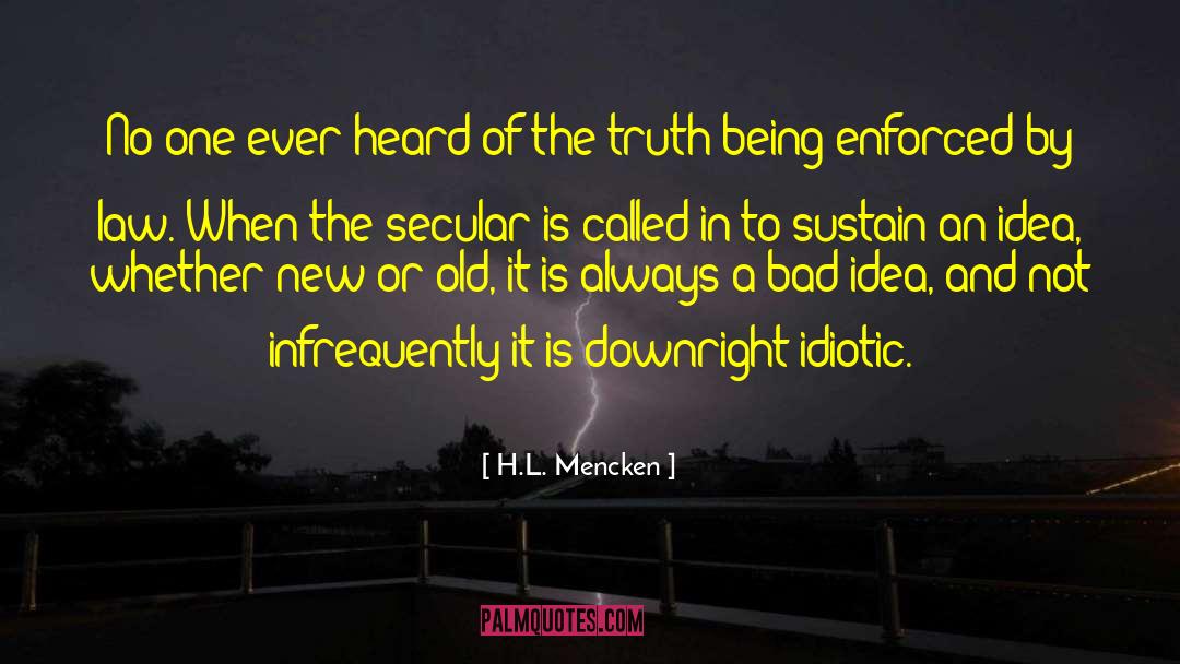 Free Thought quotes by H.L. Mencken