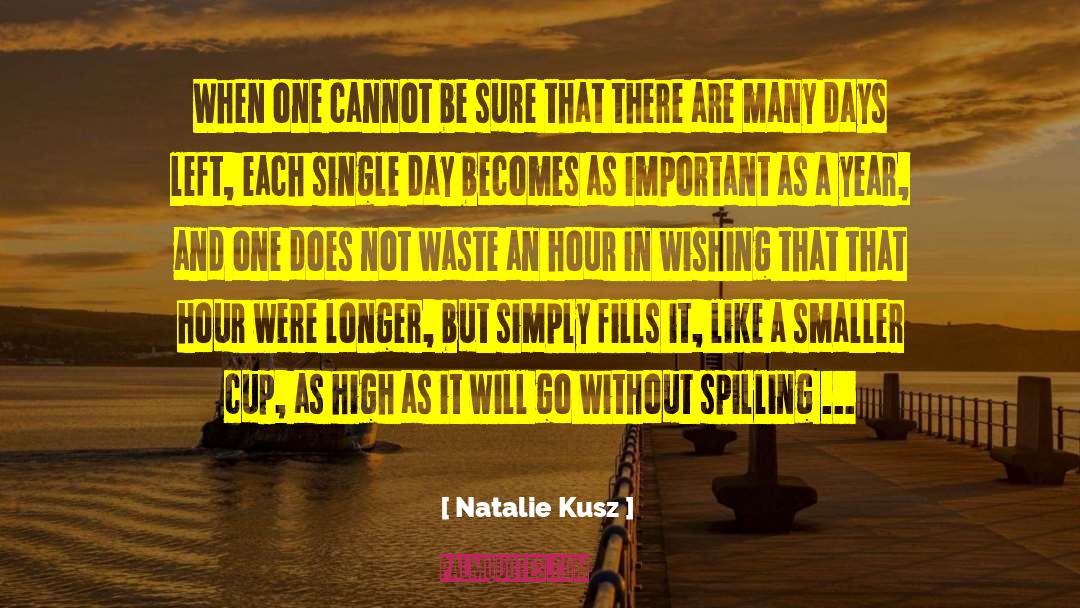 Free Time A Day quotes by Natalie Kusz