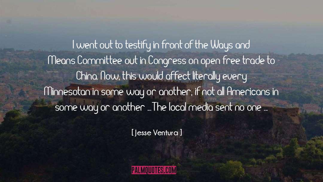 Free Trade quotes by Jesse Ventura