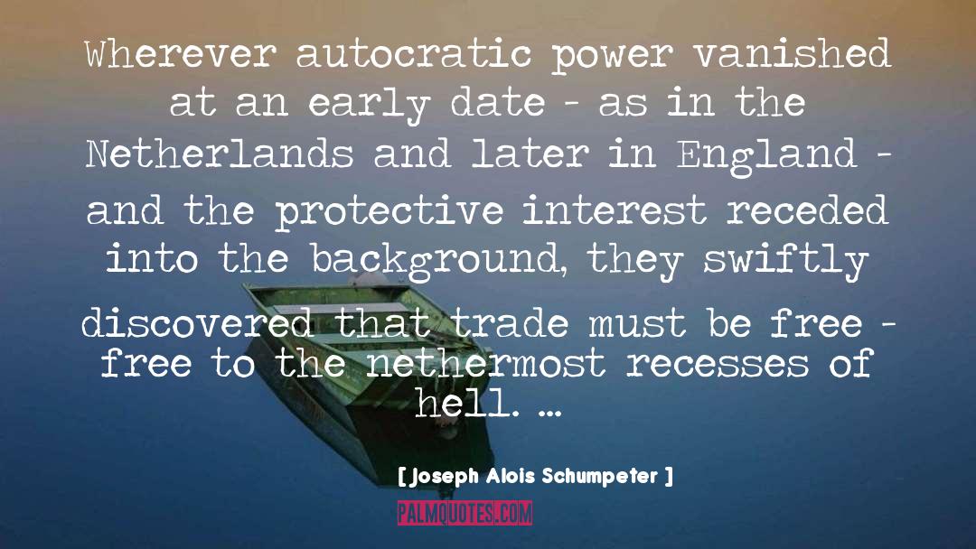 Free Trade quotes by Joseph Alois Schumpeter