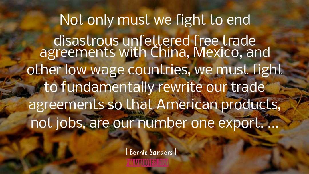 Free Trade quotes by Bernie Sanders