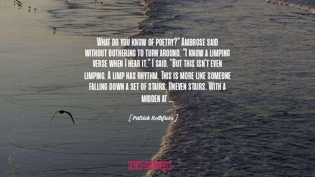 Free Verse Poetry quotes by Patrick Rothfuss