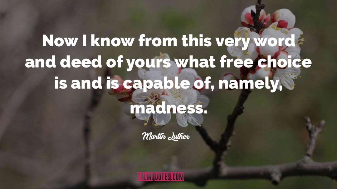 Free Verse quotes by Martin Luther