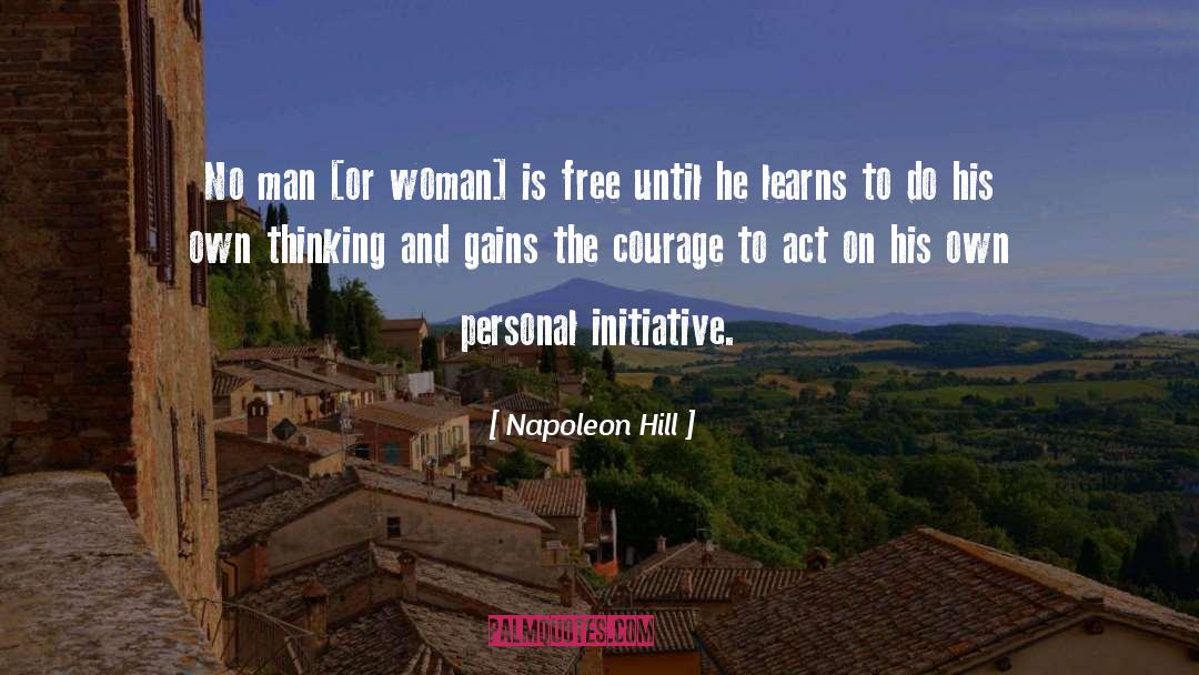 Free Woman quotes by Napoleon Hill