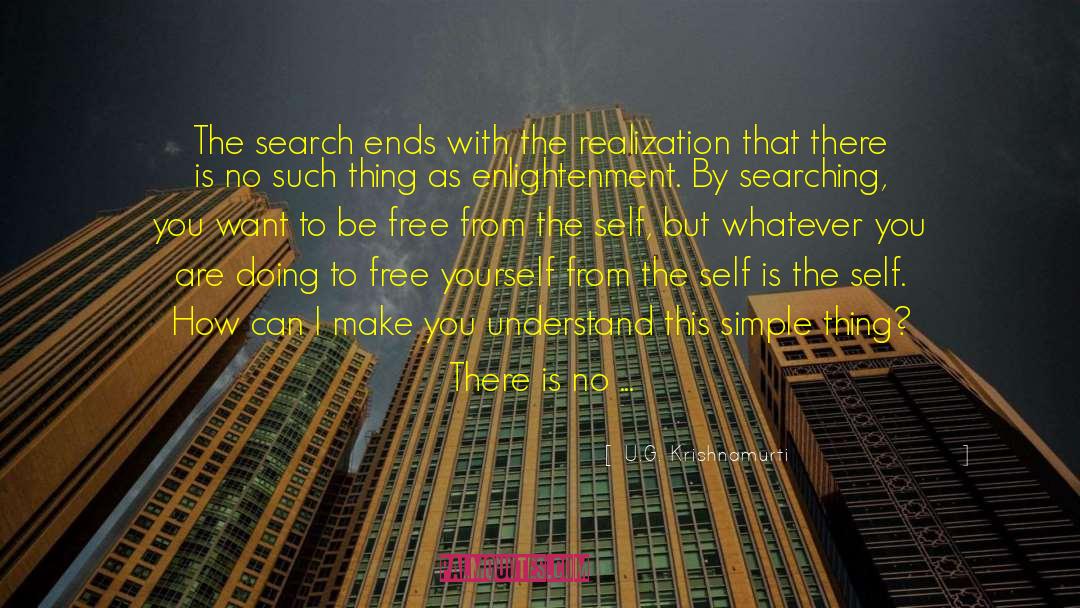 Free Yourself quotes by U.G. Krishnamurti