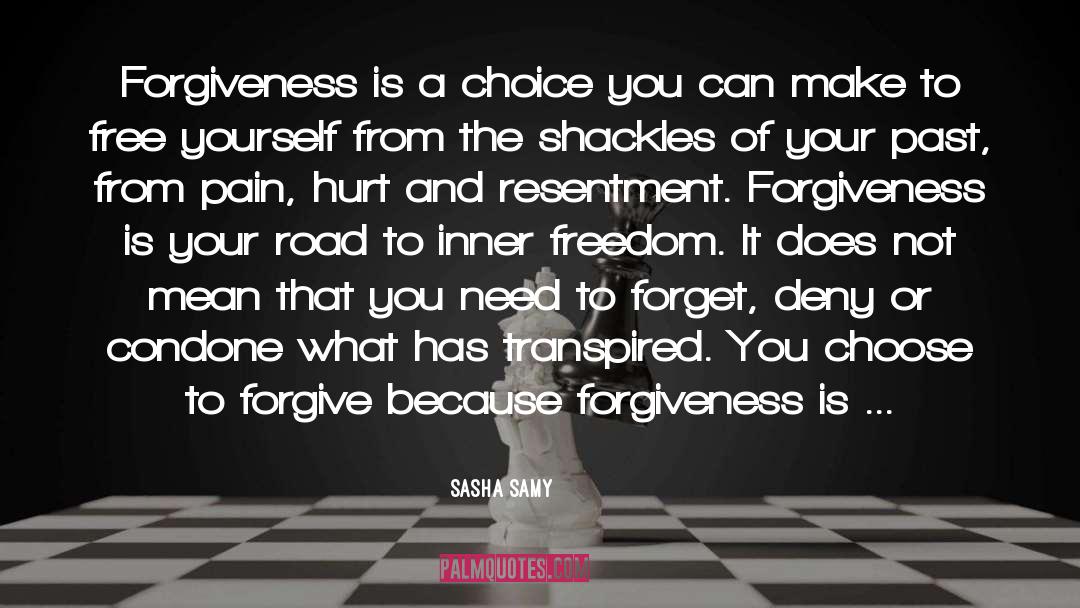 Free Yourself quotes by Sasha Samy