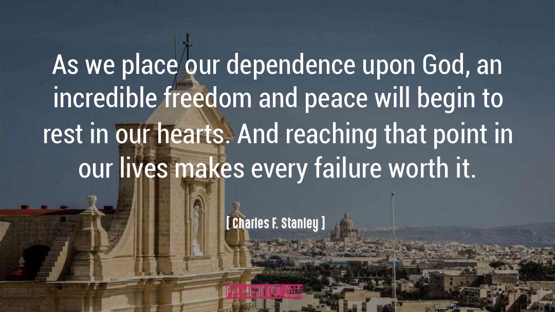 Freedom And Peace quotes by Charles F. Stanley