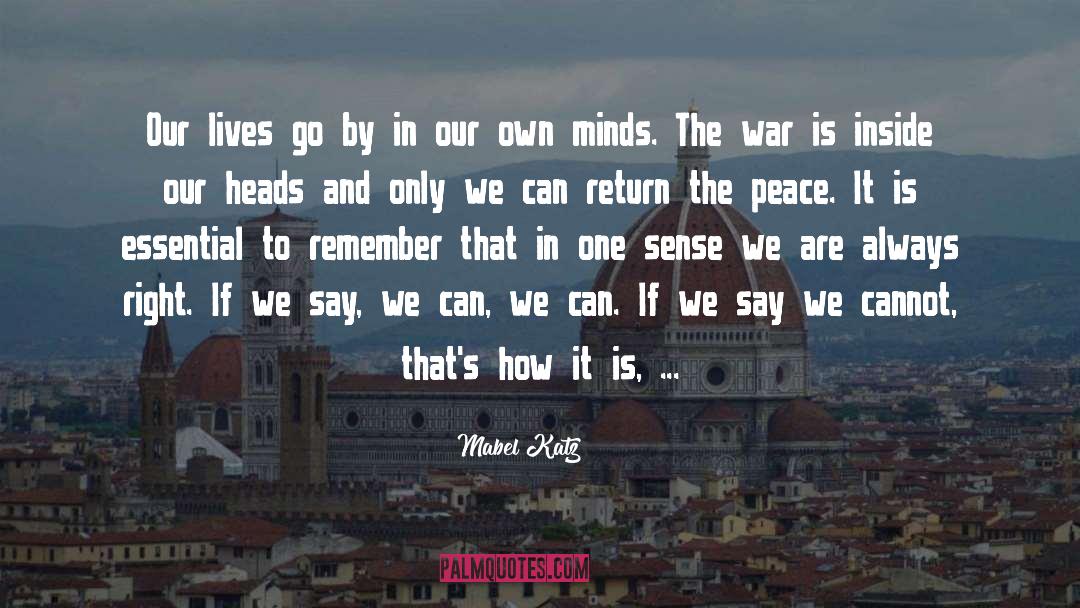 Freedom And Peace quotes by Mabel Katz