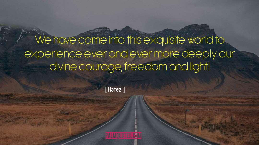 Freedom And Sacrifice quotes by Hafez