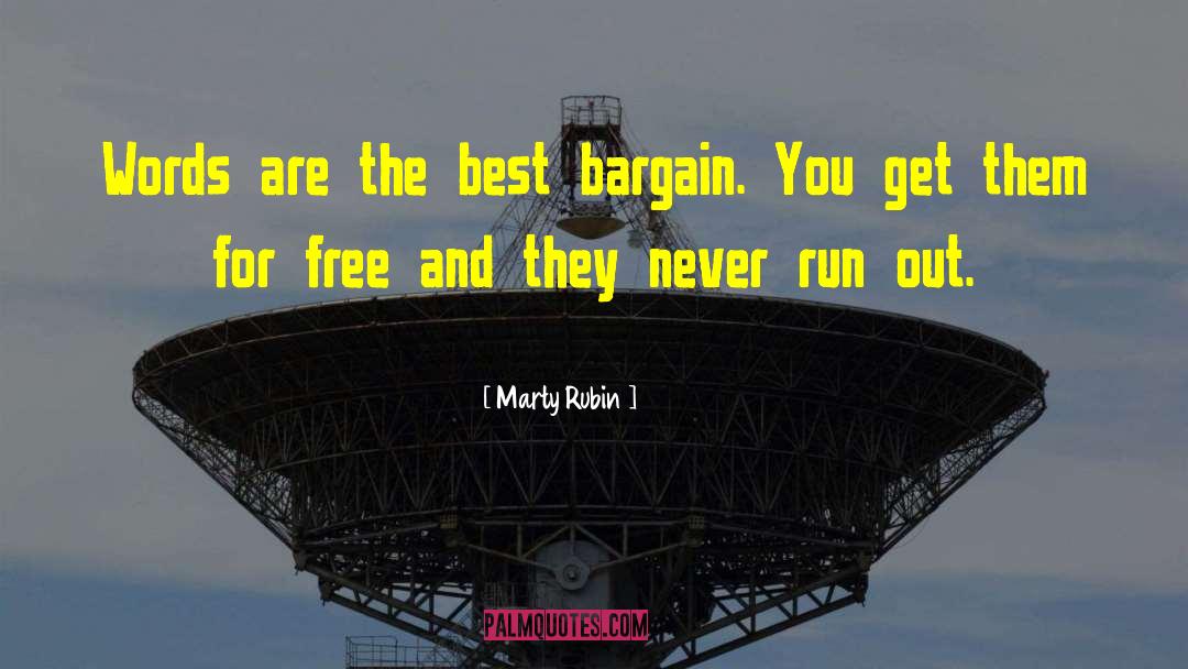 Freedom Bargains quotes by Marty Rubin